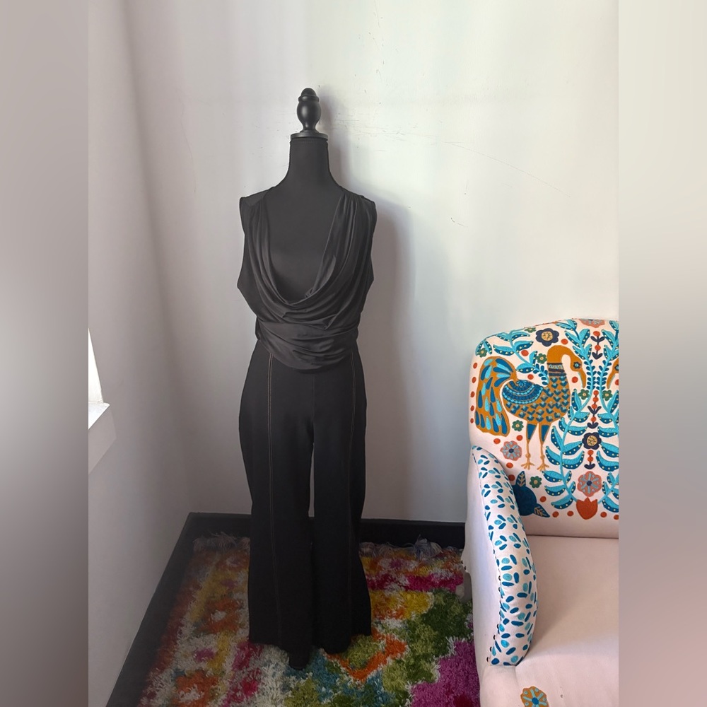 Anthropologie the essential Crop Flare Stretch Pants